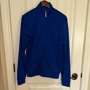 Bench Blue Zip Up Sweater with Standing Collar Men's Size M